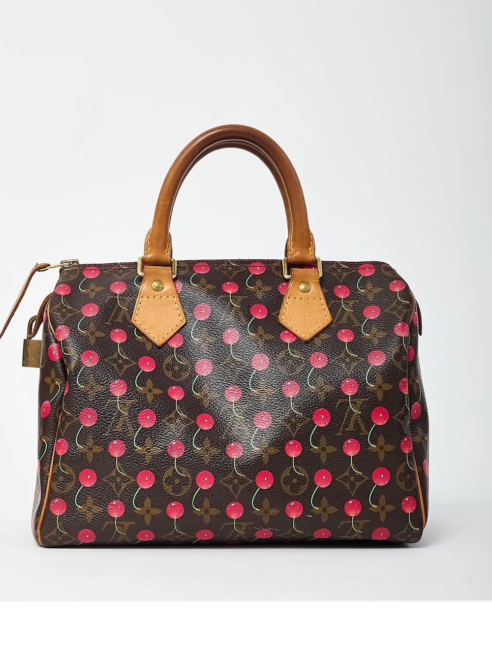 Louis Vuitton x Takashi Murakami Monogram Cherry Speedy 25 Monogram Cherry